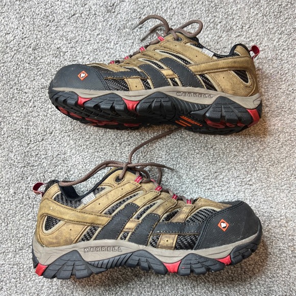 Merrell boots mens 8.5 brown Moab vent 2‎ Waterproof Hiking outdoor gorpcore main image 5